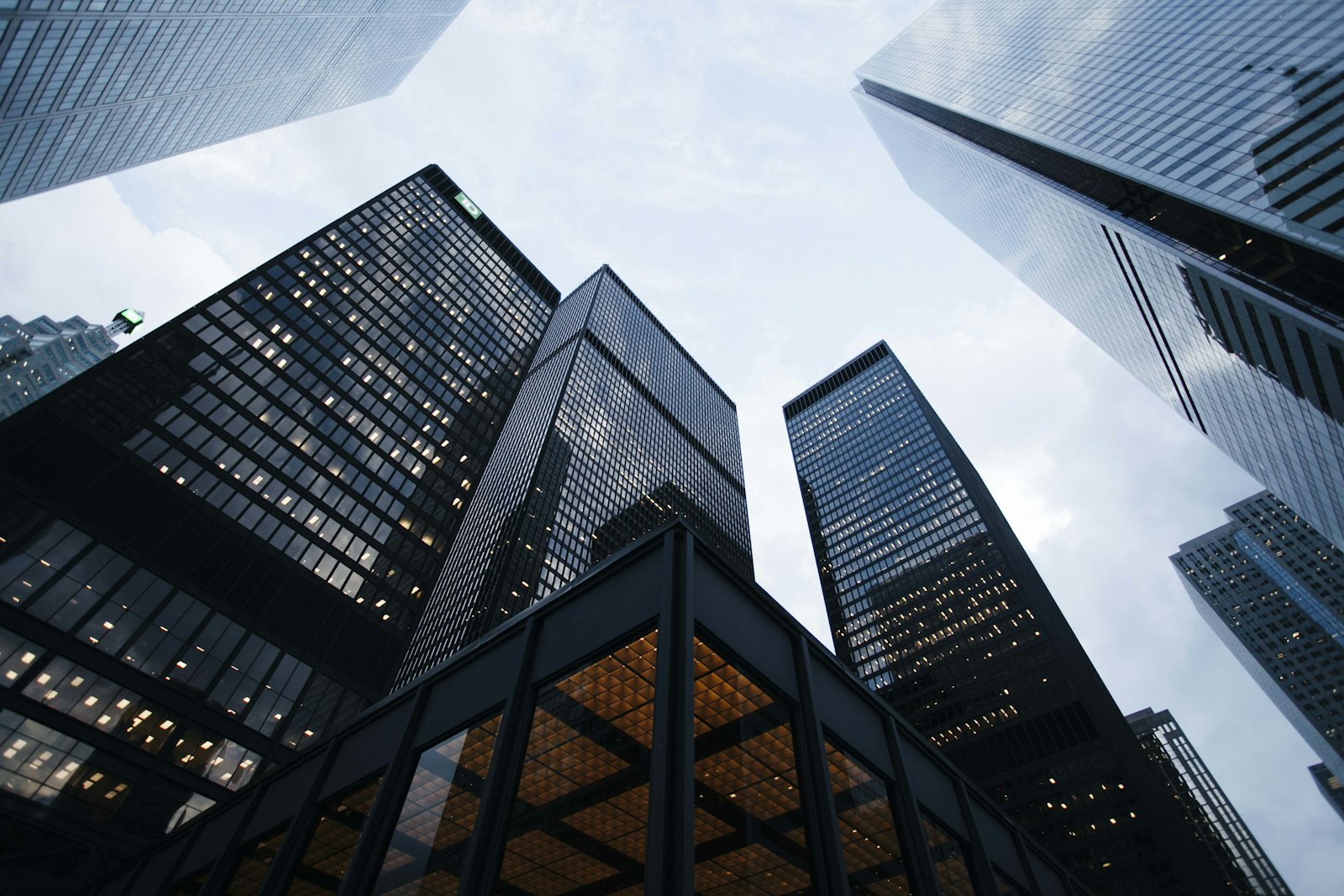 Modern skyscrapers representing growth